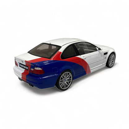 1/18 Diecast Solido BMW M3 E46 STREETFIGHTER WHITE 2000 Scale Model Car|Sold in Dturman.com Dubai UAE.