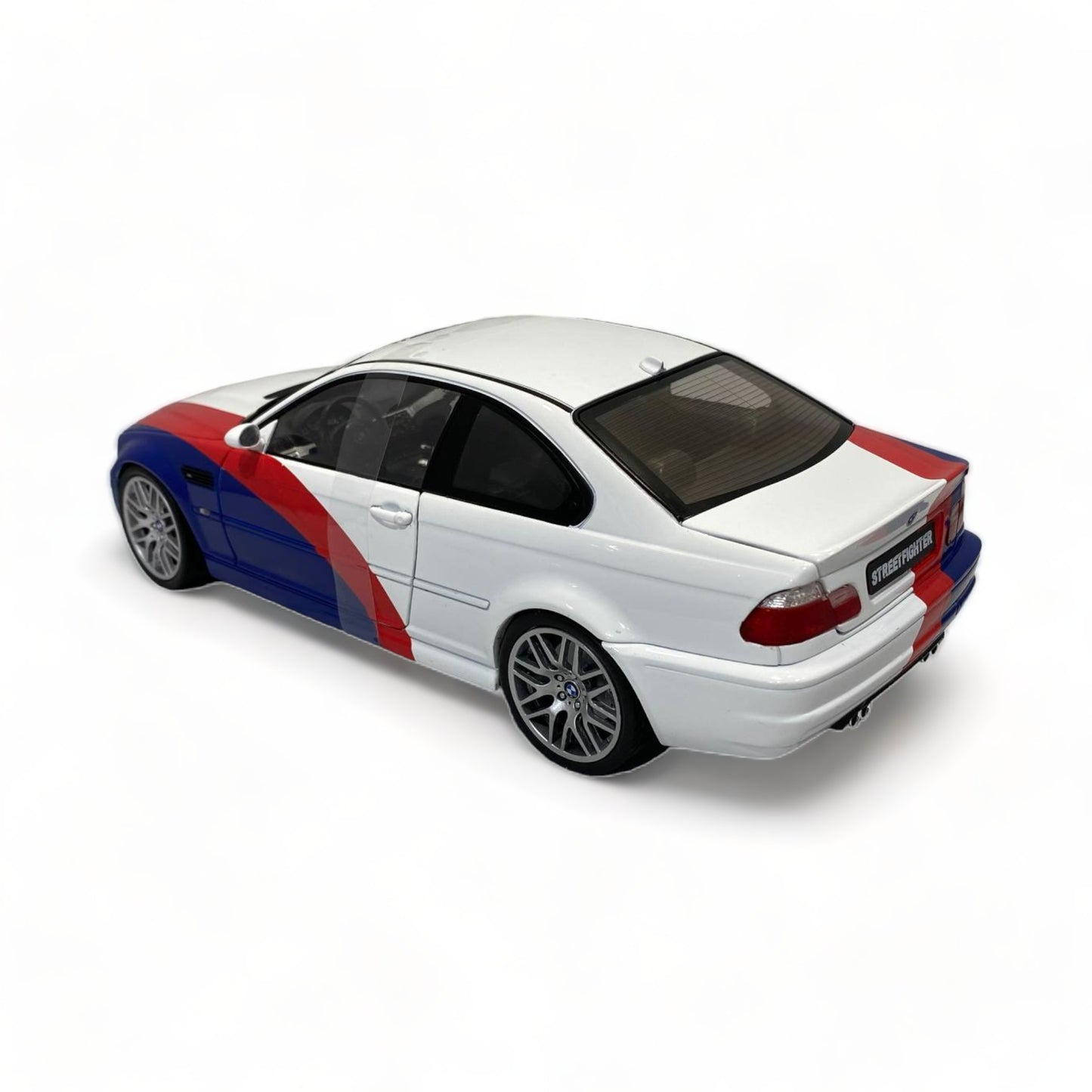 1/18 Diecast Solido BMW M3 E46 STREETFIGHTER WHITE 2000 Scale Model Car|Sold in Dturman.com Dubai UAE.