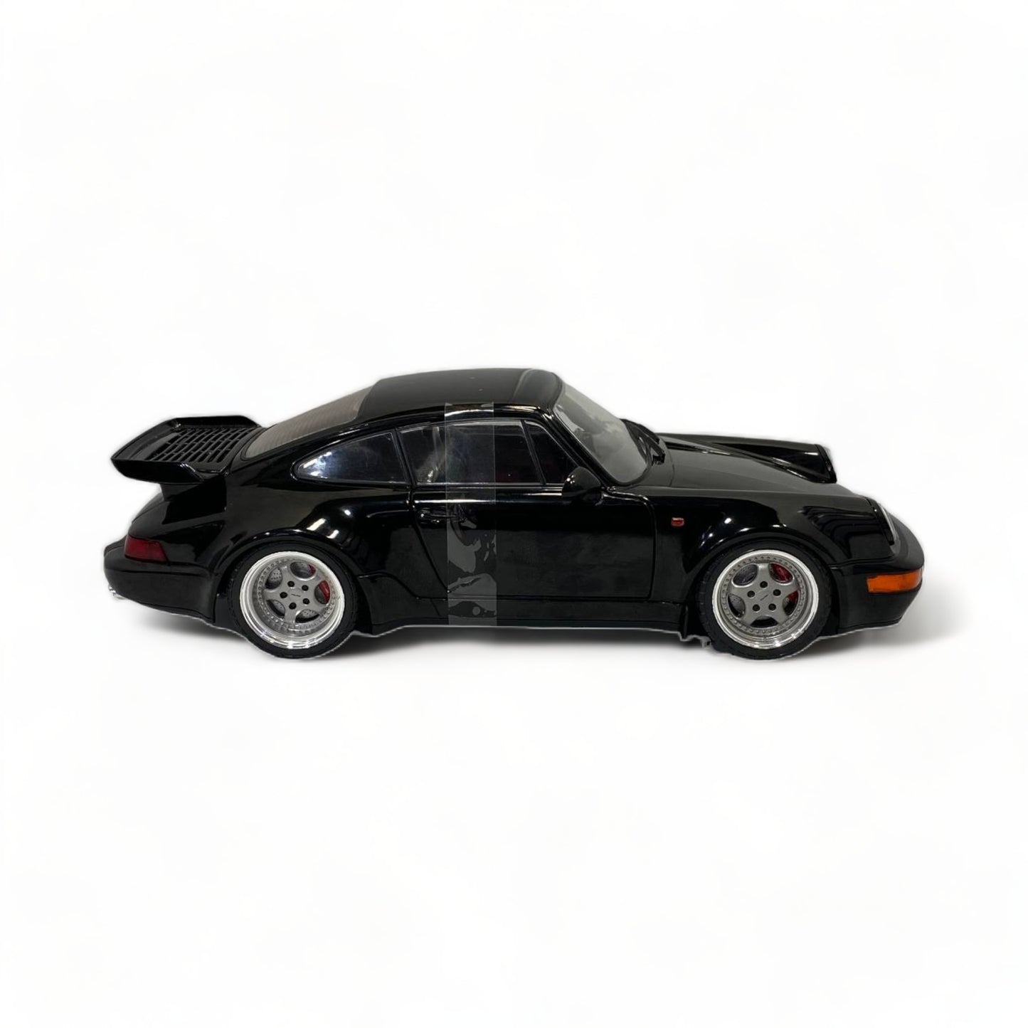 1/18 Diecast Solido Porsche 964 Turbo BLACK 1990 Scale Model Car|Sold in Dturman.com Dubai UAE.
