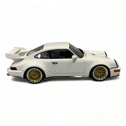 1/18 Diecast GT Spirit Porsche 911 RSR 964 in White Scale Model Car|Sold in Dturman.com Dubai UAE.