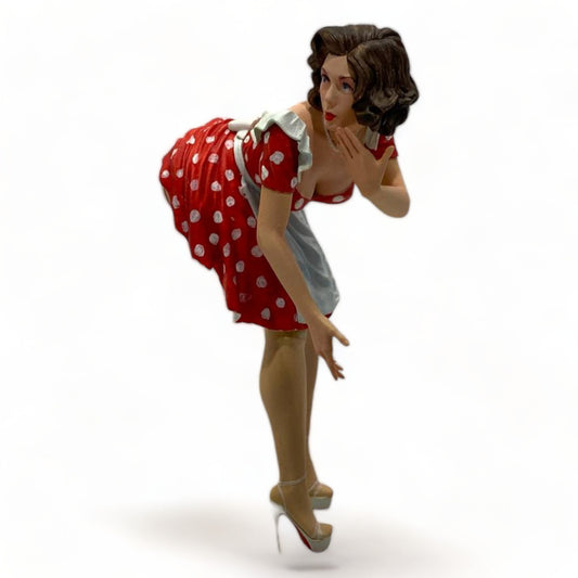 1/18 Scale Figure Set - Lady With Red Dress Figures|Sold in Dturman.com Dubai UAE.