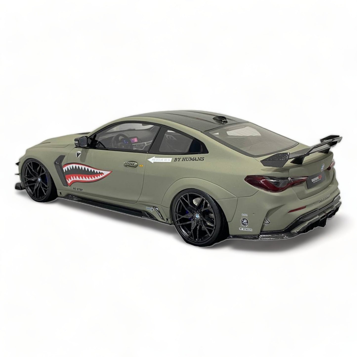 1/18 GLM BMW M4 Humans G82 Louisiana WBK Lizard Grey|Sold in Dturman.com Dubai UAE.