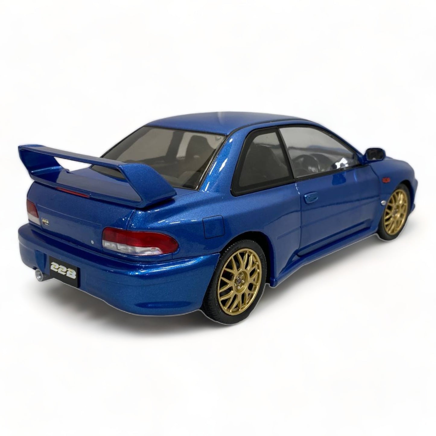 1/18 Solido Subaru Impreza 22B STI Version BLUE 1998 Model Car|Sold in Dturman.com Dubai UAE.