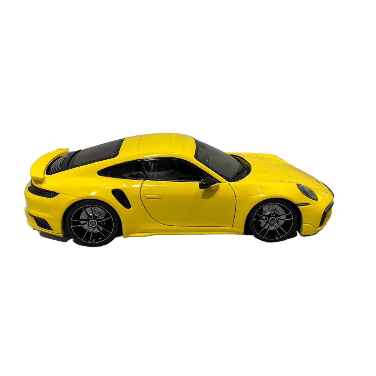 1/18  Minichamps Porsche 911 (992) Turbo S Coupe Sport Design - YELLOW 2021|Sold in Dturman.com Dubai UAE.