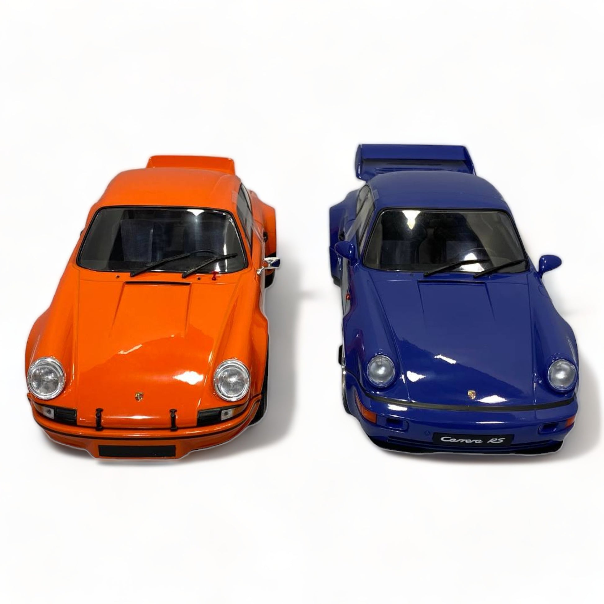 1/18 Solido Porsche 911 RSR ORANGE & 964 RS BLUE PACK ORANGE & BLUE Model Car|Sold in Dturman.com Dubai UAE.