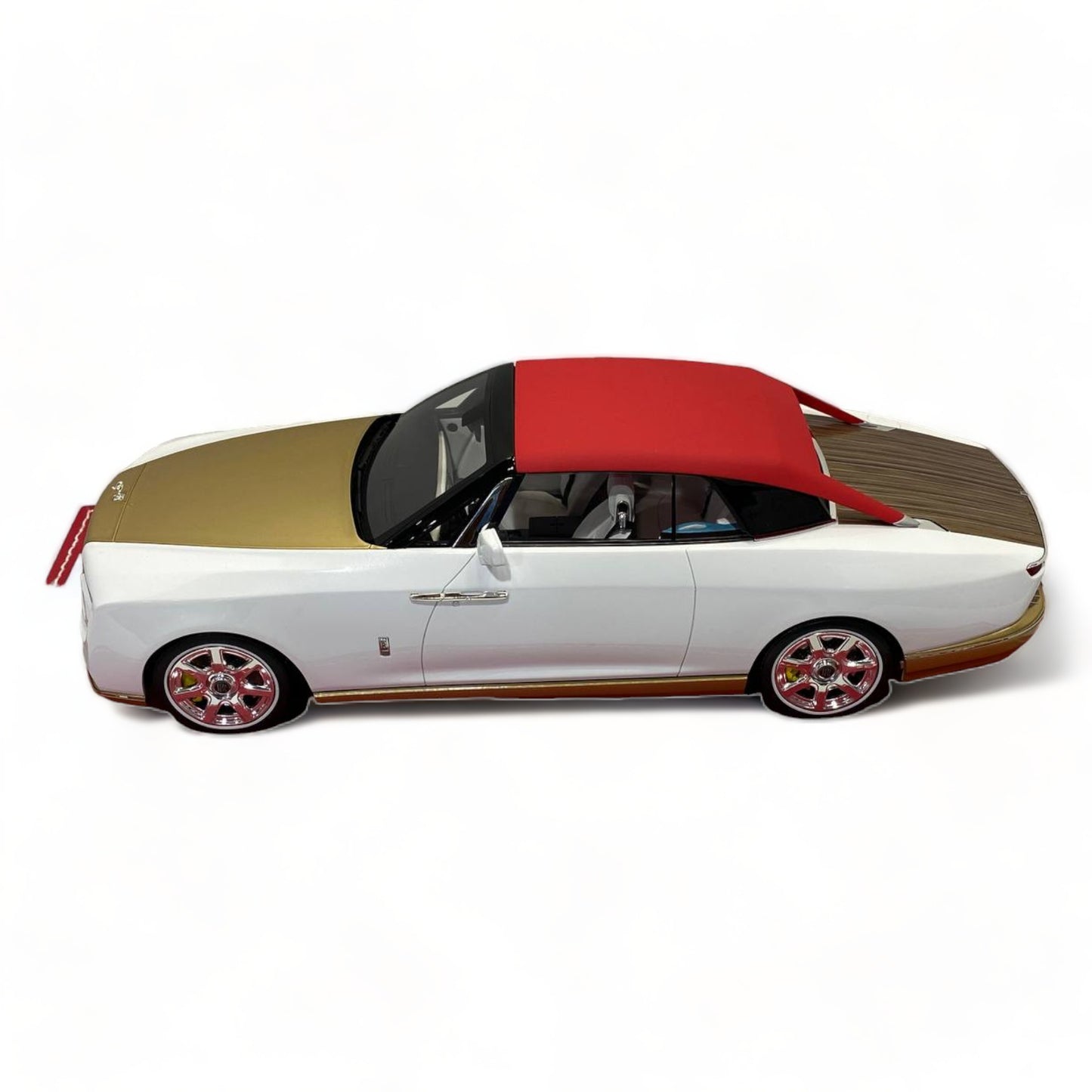 1/18 Rolls-Royce BOAT TAIL WHITE Scale Model Car|Sold in Dturman.com Dubai UAE.