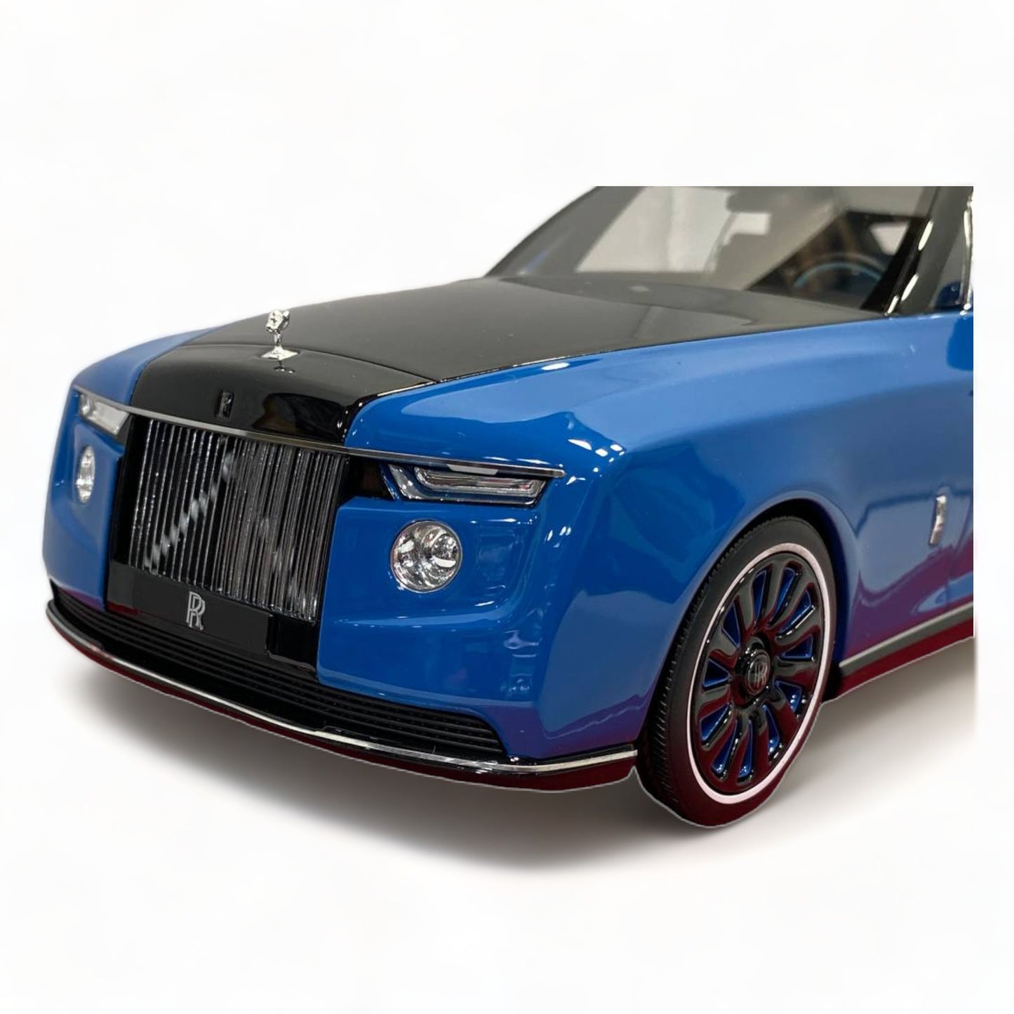 1/18 Rolls-Royce BOAT TAIL Blue Scale Model Car|Sold in Dturman.com Dubai UAE.