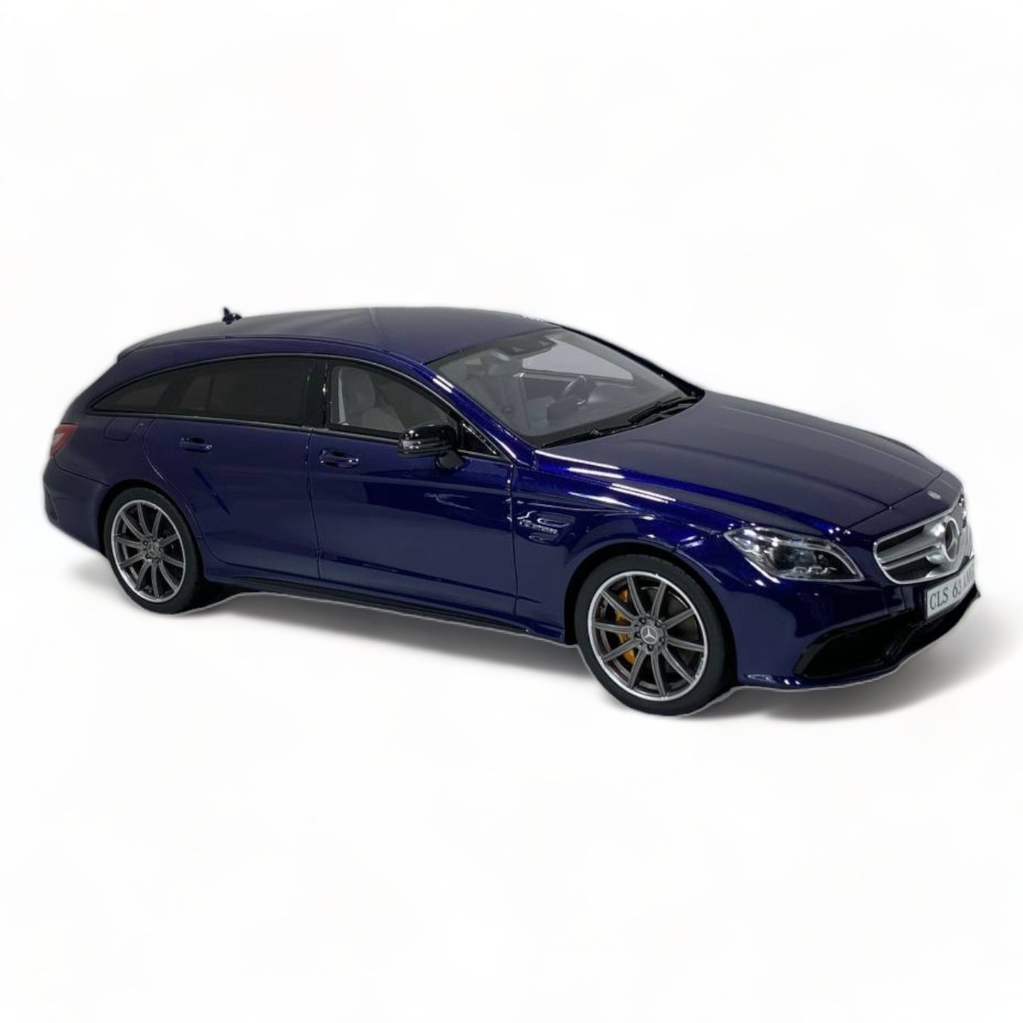 1/18 Mercedes Benz AMG CLS 63 Shooting Brake Blue Scale Model Car