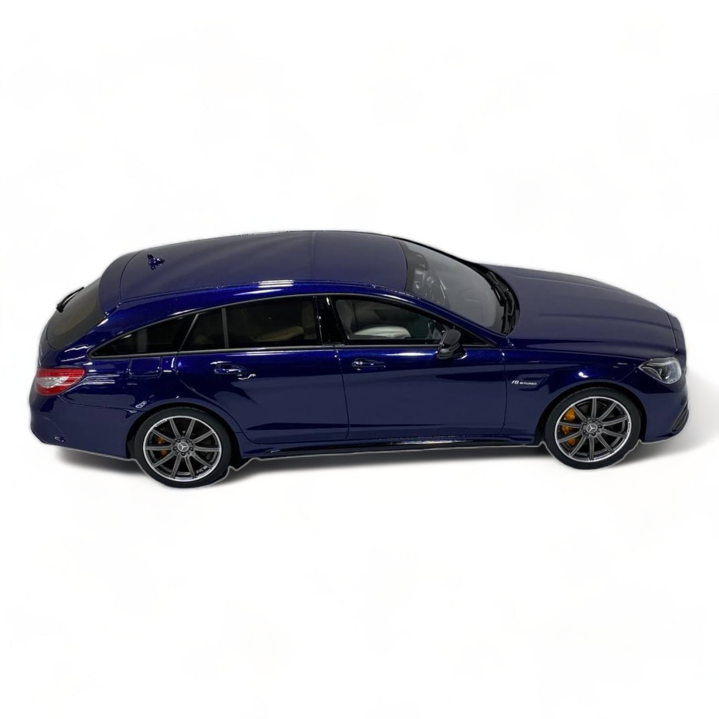 1/18 Mercedes Benz AMG CLS 63 Shooting Brake Blue Scale Model Car