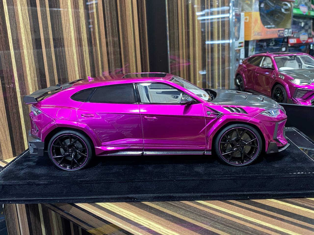 1/18 Timothy & Pierre Lamborghini URUS Venatus Purple Resin Model Car|Sold in Dturman.com Dubai UAE.