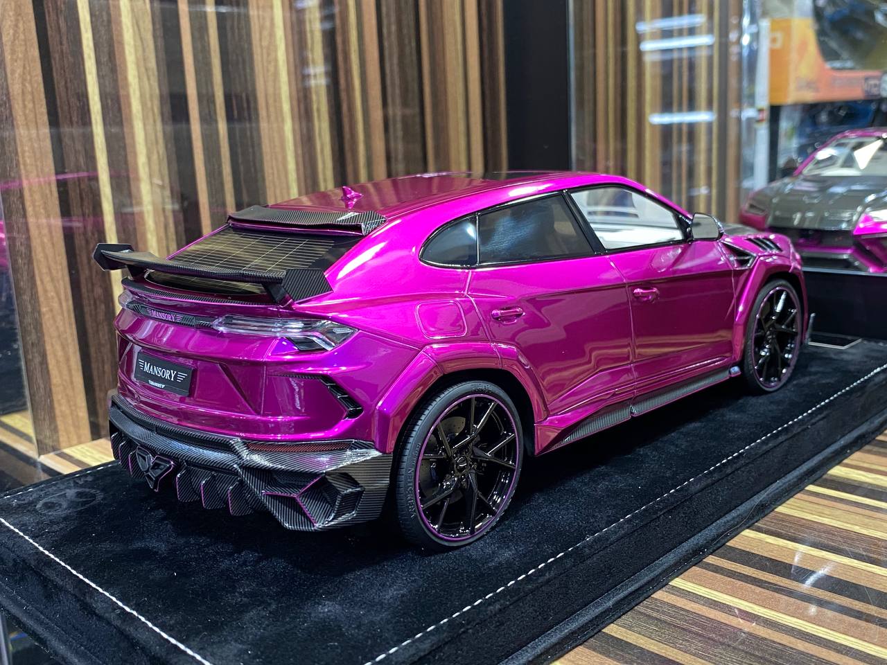 1/18 Timothy & Pierre Lamborghini URUS Venatus Purple Resin Model Car|Sold in Dturman.com Dubai UAE.