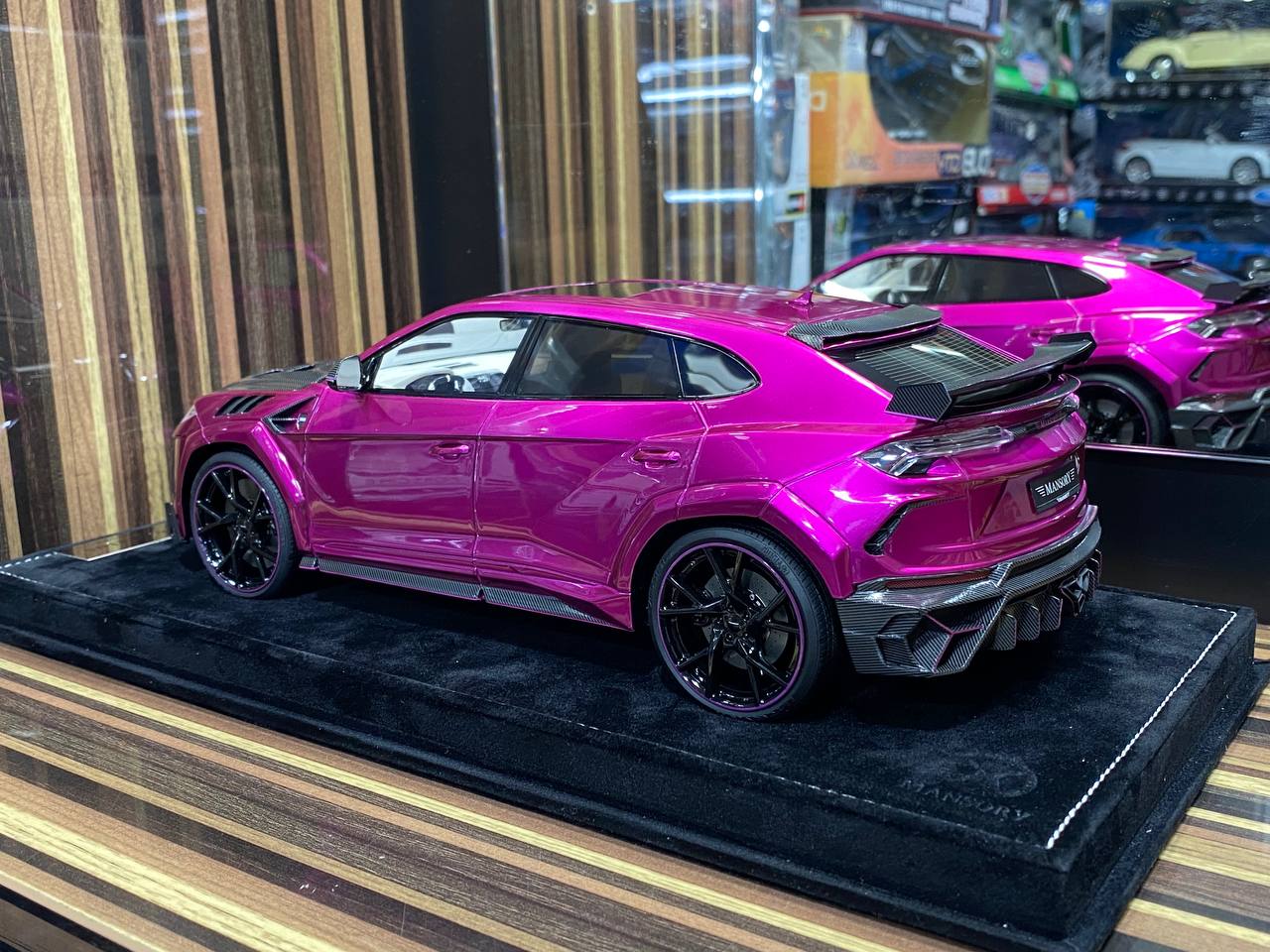 1/18 Timothy & Pierre Lamborghini URUS Venatus Purple Resin Model Car|Sold in Dturman.com Dubai UAE.