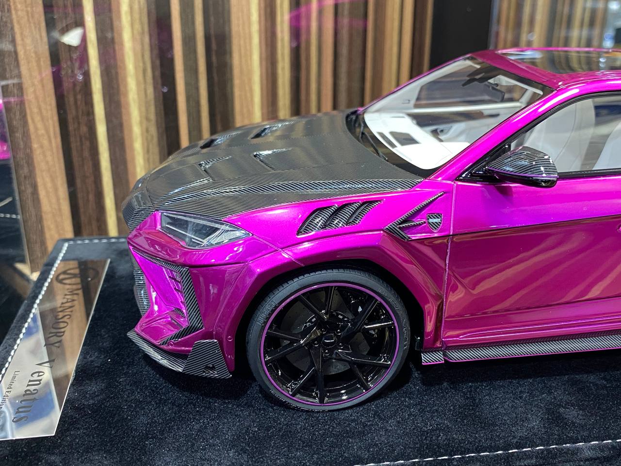 1/18 Timothy & Pierre Lamborghini URUS Venatus Purple Resin Model Car|Sold in Dturman.com Dubai UAE.