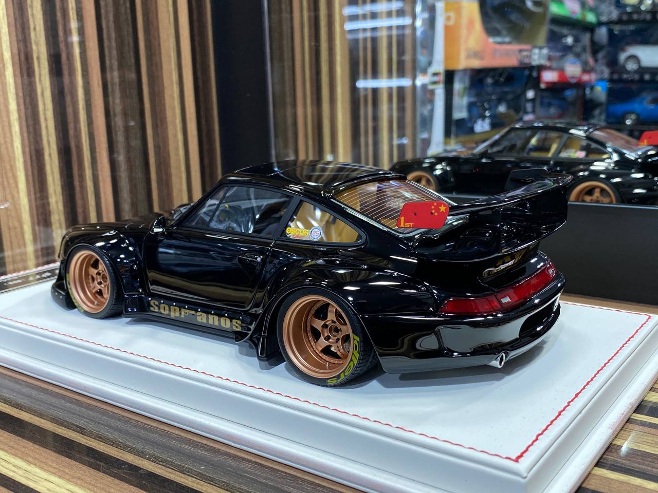 1/18 Davis & Giovanni Porsche RWB 911 (993) - Black Model Car|Sold in Dturman.com Dubai UAE.