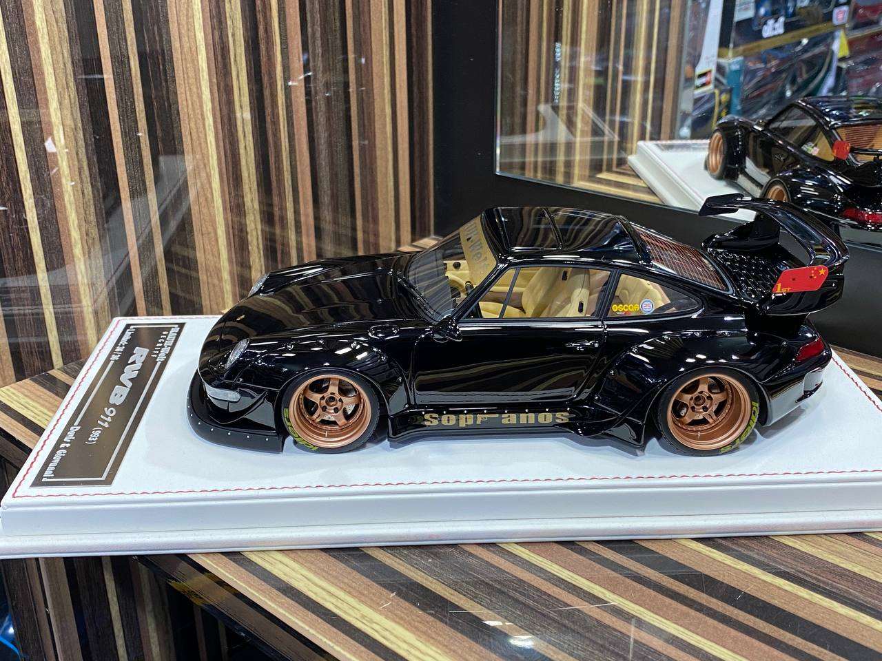 1/18 Davis & Giovanni Porsche RWB 911 (993) - Black Model Car|Sold in Dturman.com Dubai UAE.