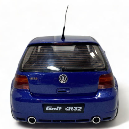 1/18 Resin OTTO Volkswagen Golf R32 - Blue Miniature Car|Sold in Dturman.com Dubai UAE.