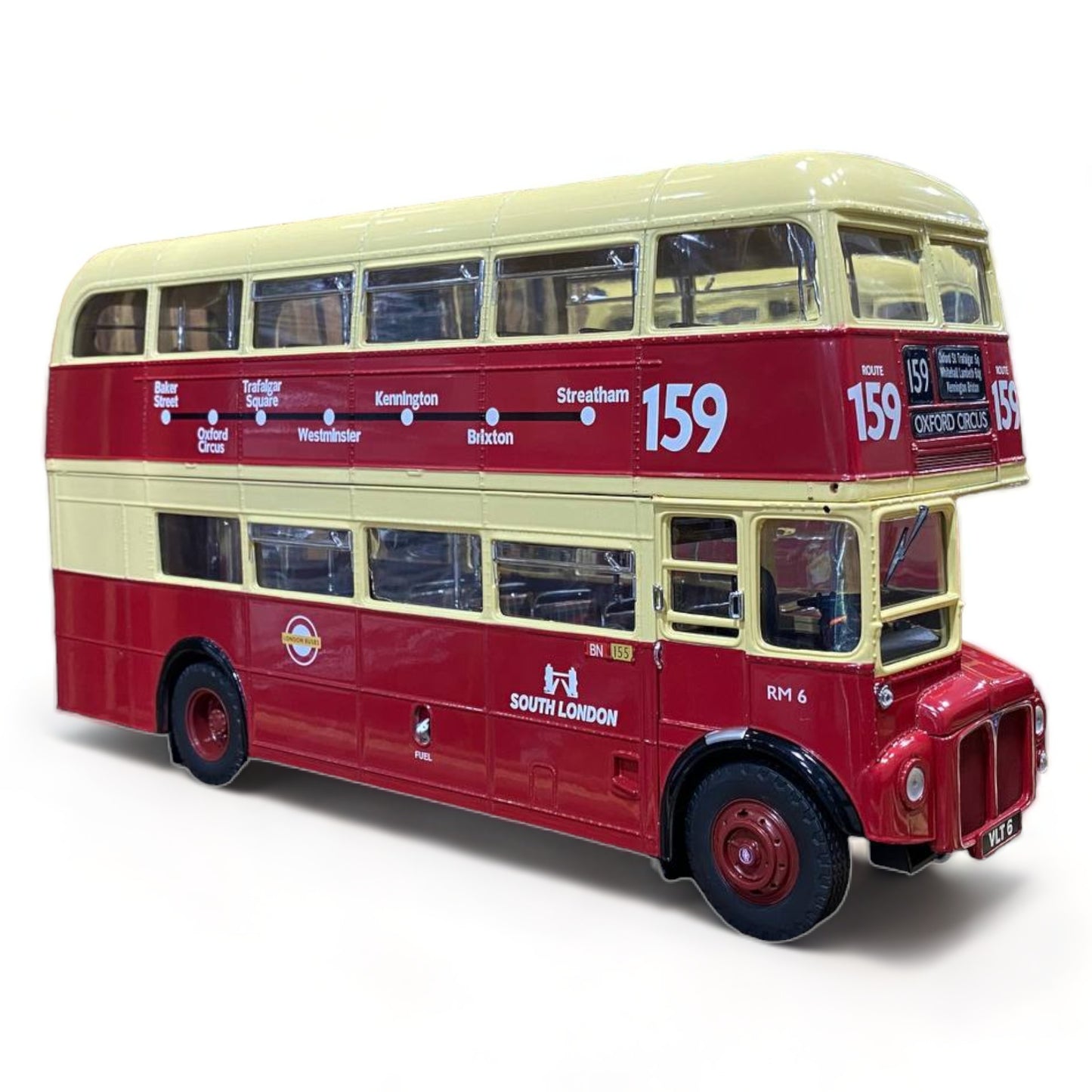 1/24 Diecast Sun Star ROUTEMASTER RM SOUTH LONDON BUS RM6 RED Miniature car|Sold in Dturman.com Dubai UAE.