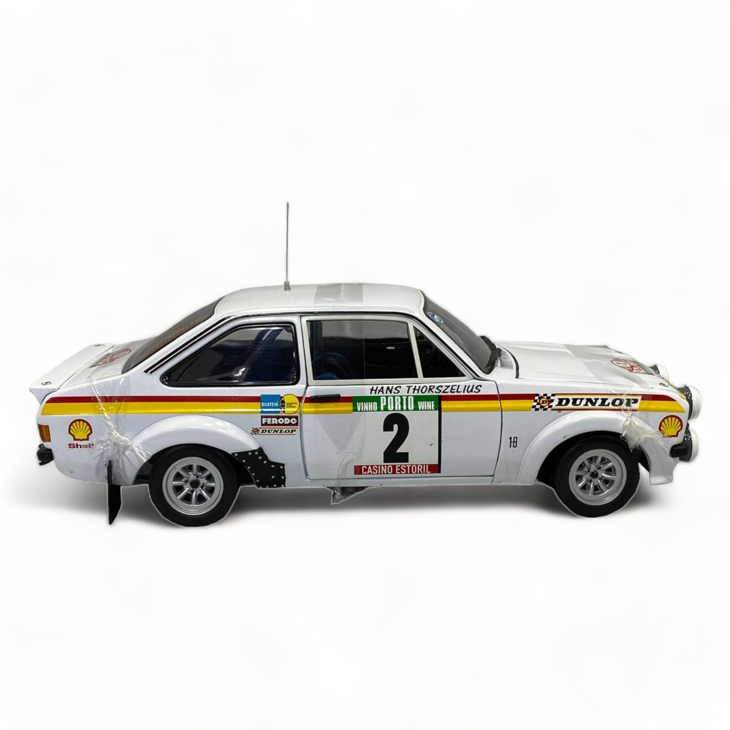 1/18 Diecast Sun Star Ford ESCORT RS 1800 WHITE Miniature Car
