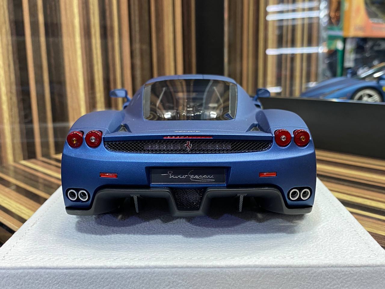GAVIN Models Ferrari Enzo - Matt Blue (1/18 Resin Model) Model Car|Sold in Dturman.com Dubai UAE.