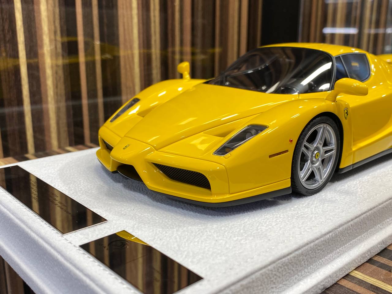 GAVIN Models Ferrari Enzo - Yellow (1/18 Resin Model) Miniature Car|Sold in Dturman.com Dubai UAE.