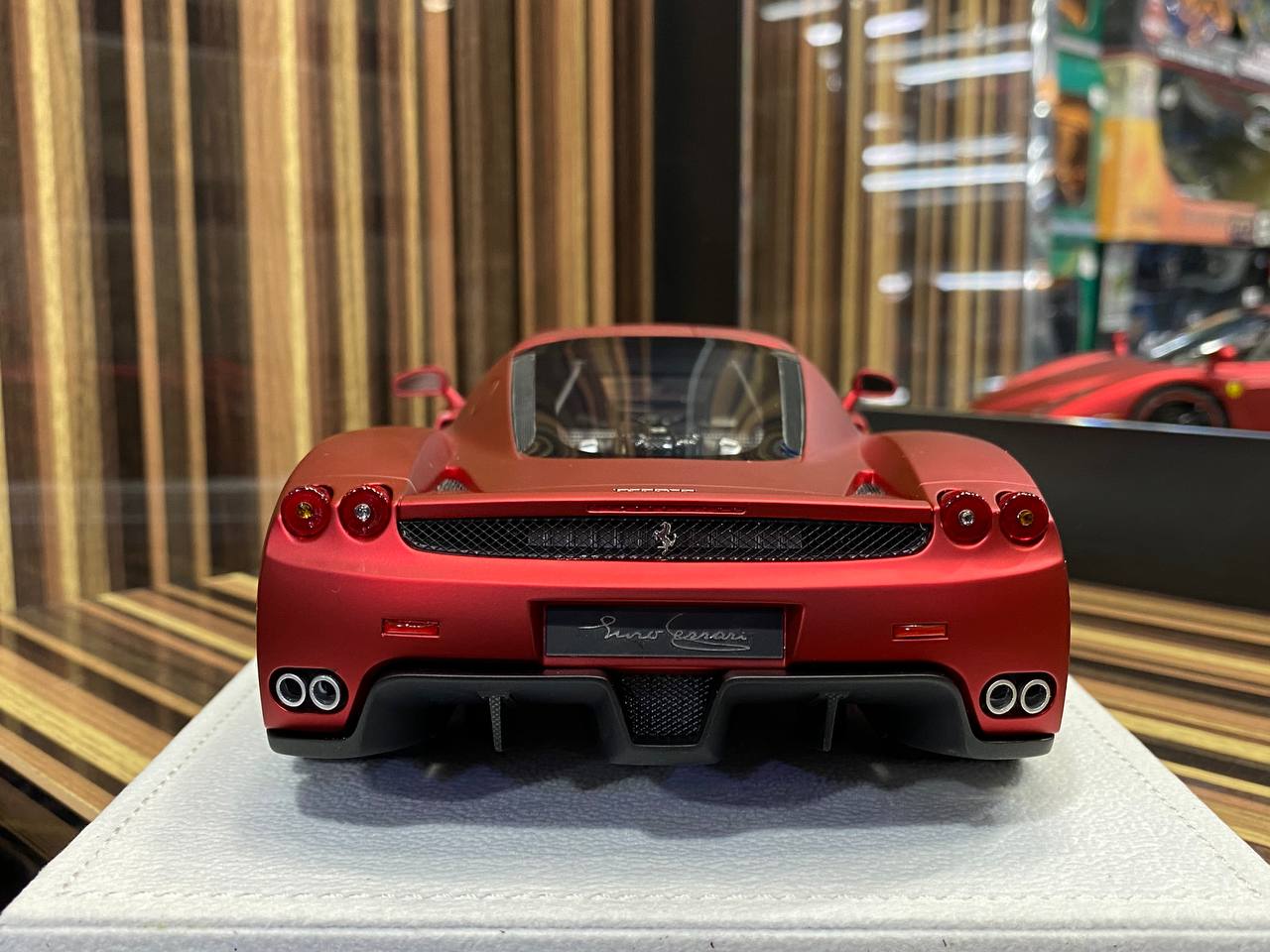 Exclusive Ferrari Enzo 1/18 Resin Model - Limited Edition in Matt Red|Sold in Dturman.com Dubai UAE.