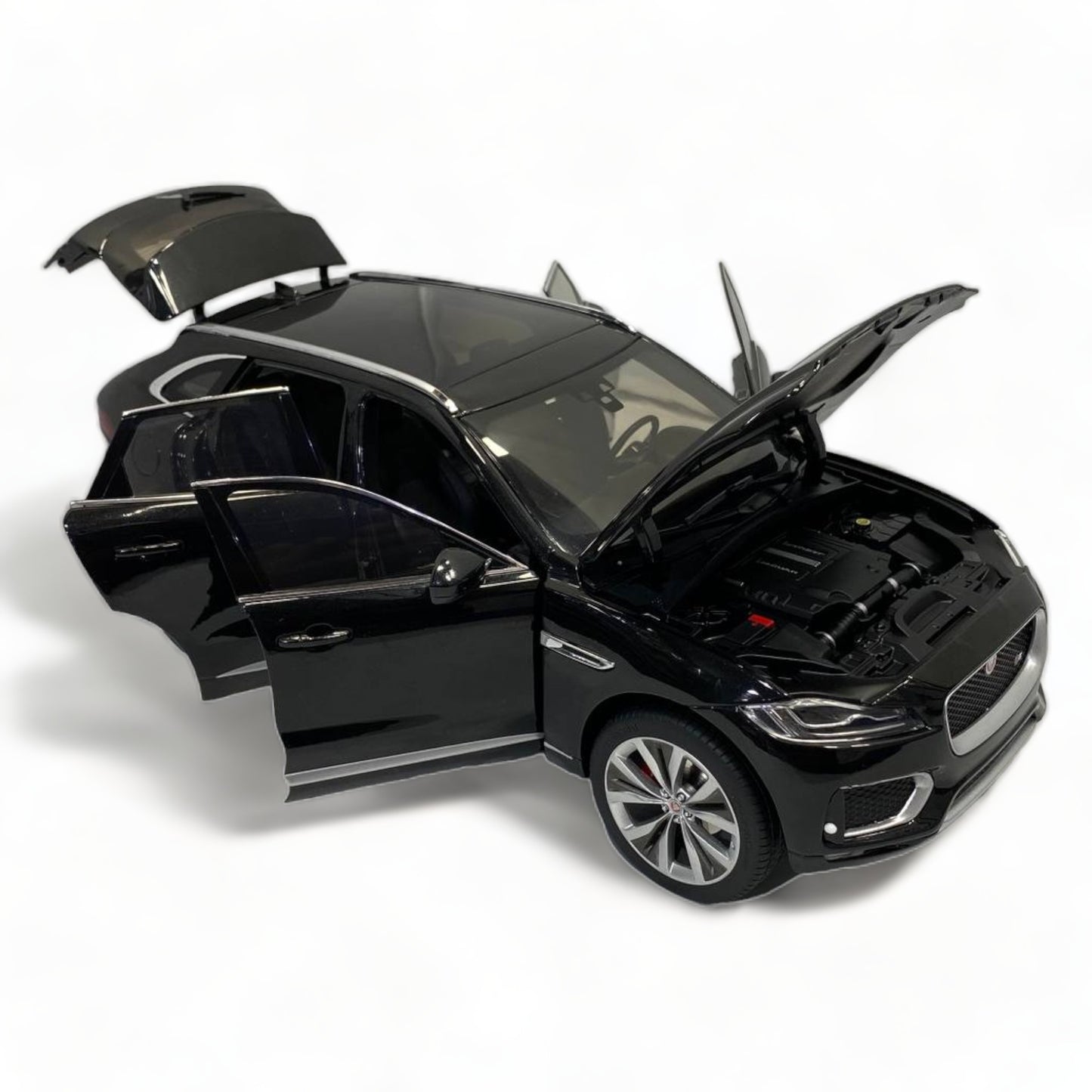 TSM Model Jaguar F-Pack - 1/18 Diecast Metal, Sleek Black|Sold in Dturman.com Dubai UAE.