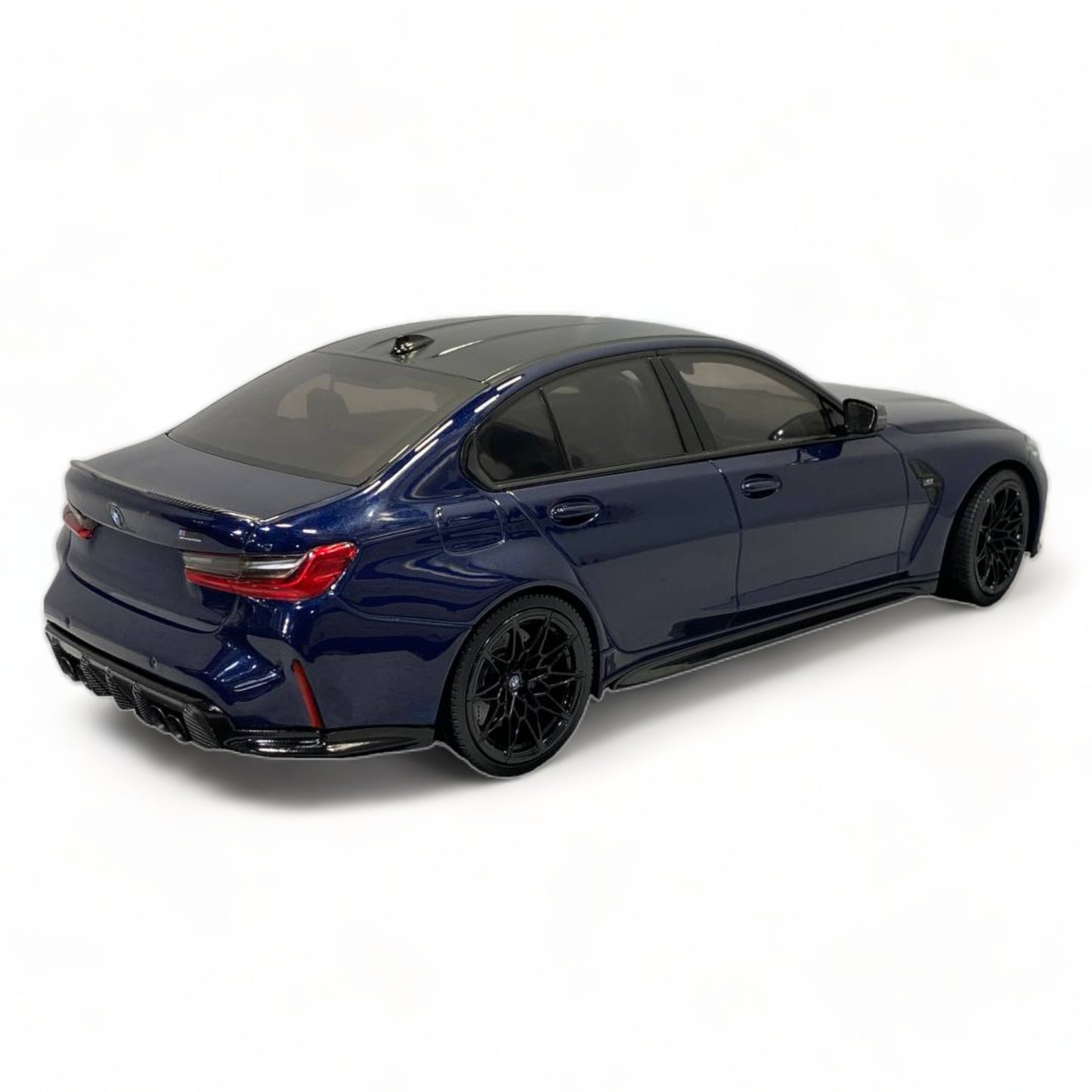 Minichamps BMW M3 (2020) - 1/18 Resin Model, Blue Metallic|Sold in Dturman.com Dubai UAE.