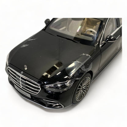 Norev Mercedes-Benz S-Class - 1/18 Diecast Metal Full Opening, Sleek Black|Sold in Dturman.com Dubai UAE.