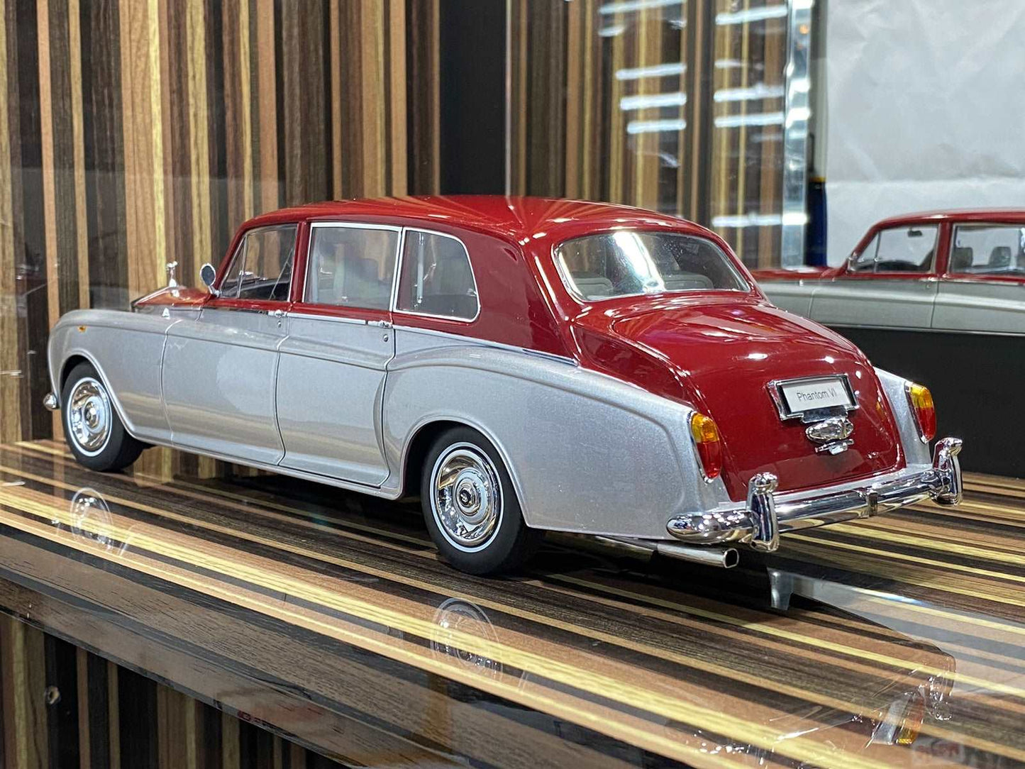 1/18 Diecast Rolls-Royce Phantom VI Silver Kyosho Scale Model Car