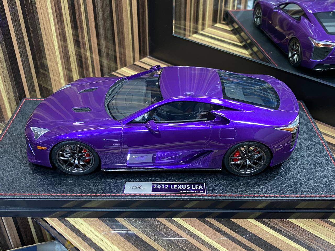 1/18 Diecast Lexus LFA 2012 Purple IVY Models Scale Model Car