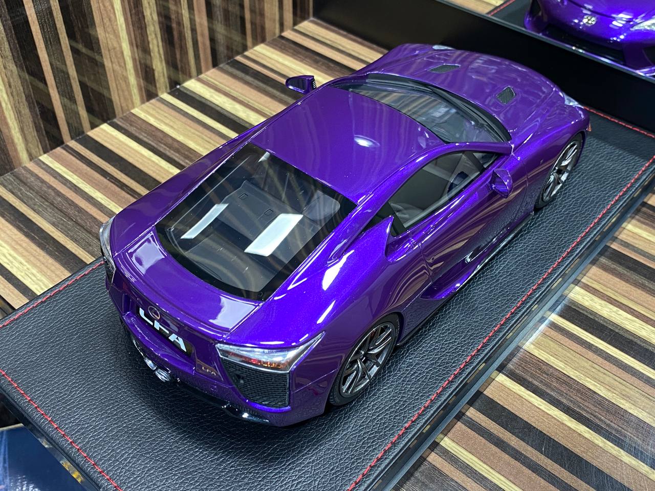 1/18 Diecast Lexus LFA 2012 Purple IVY Models Scale Model Car