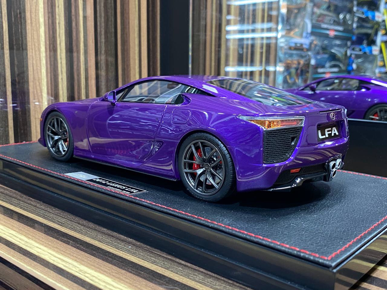 1/18 Diecast Lexus LFA 2012 Purple IVY Models Scale Model Car