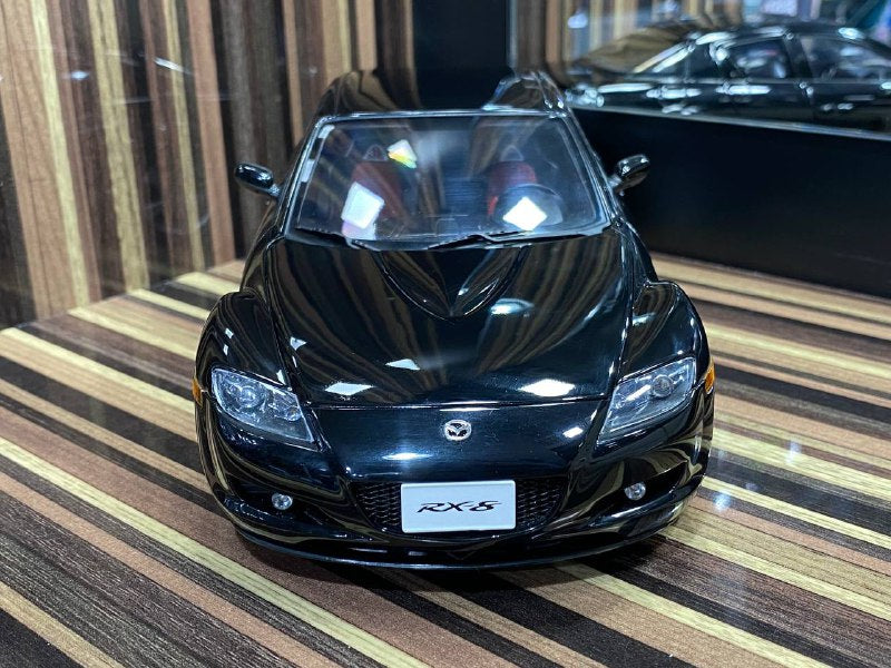1/18 Diecast Mazda RX-8 Black AutoArt Scale Model Car