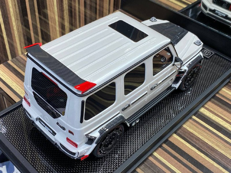 1/18 Resin Mercedes-Benz Brabus 900 Rocket White Model Car by MotorHelix