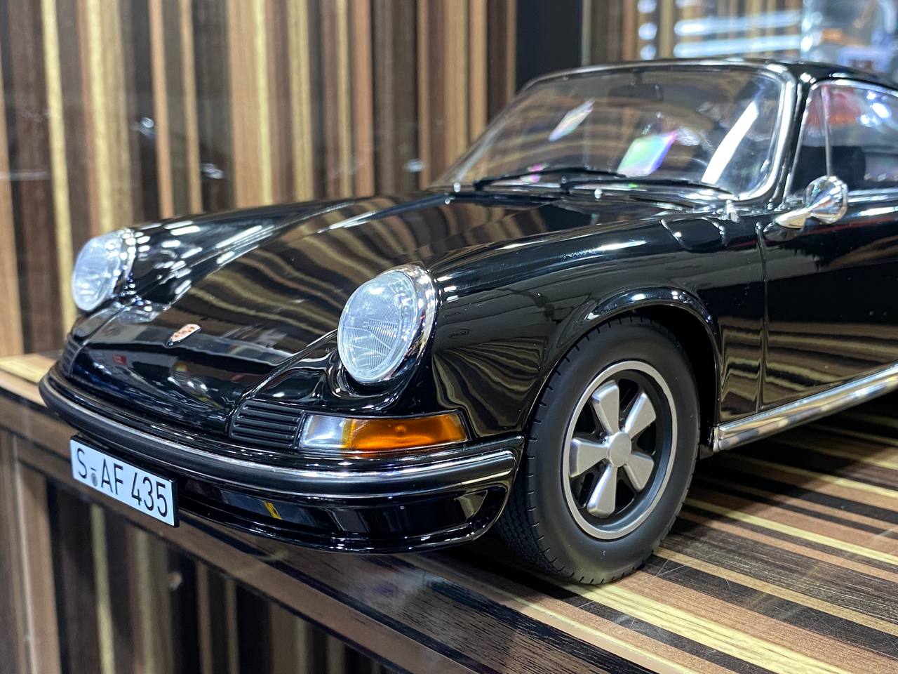 1/18 Diecast Porsche 911 S 1972 Black Norev Scale Model Car|Sold in Dturman.com Dubai UAE.