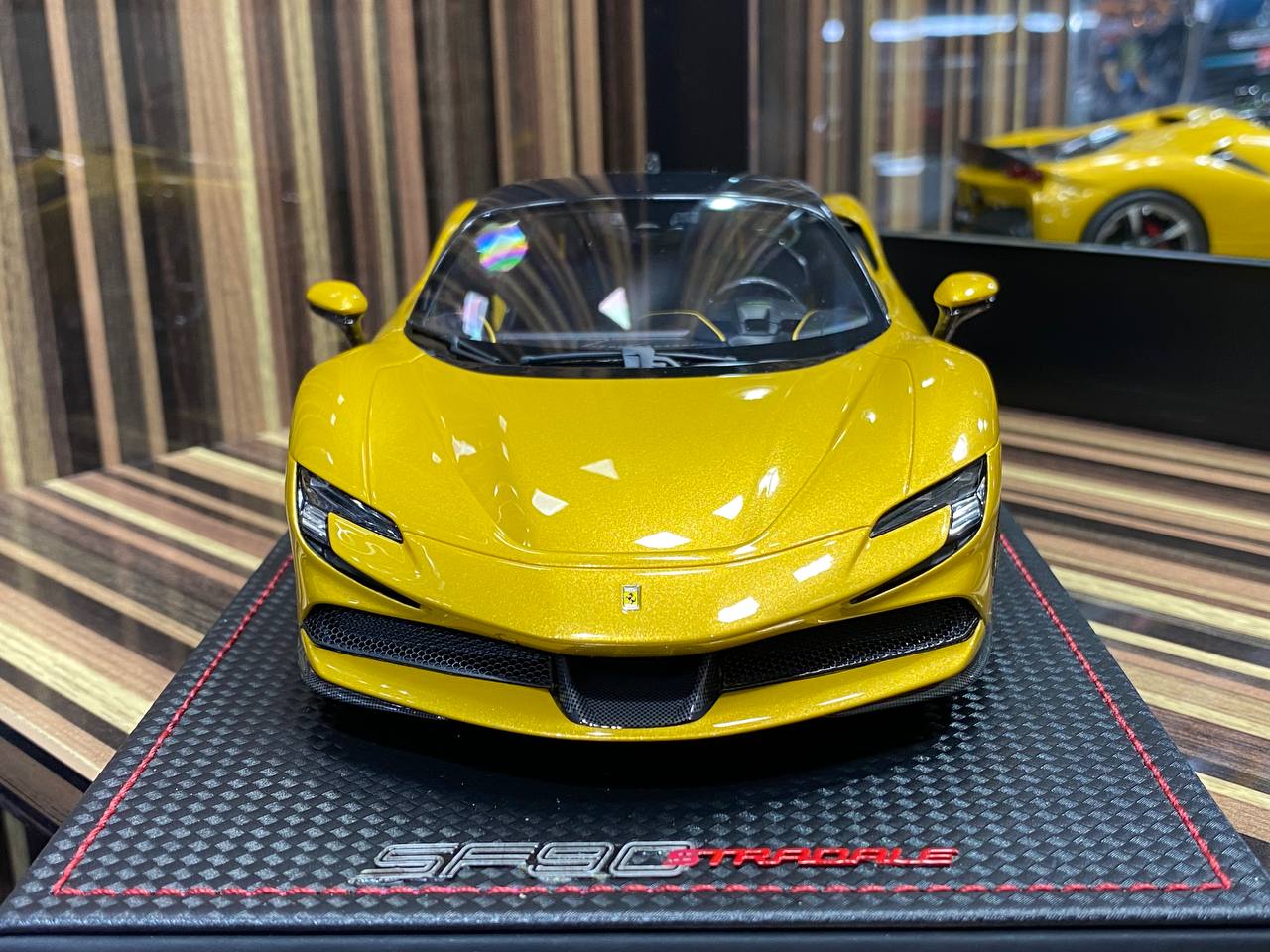 1/18 Ferrari SF90 Stradale Yellow Model car by MR|Sold in Dturman.com Dubai UAE.