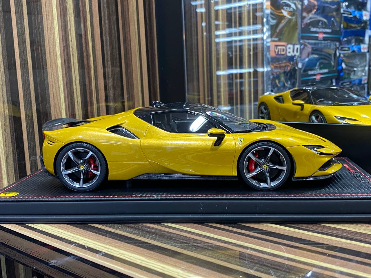 1/18 Ferrari SF90 Stradale Yellow Model car by MR|Sold in Dturman.com Dubai UAE.