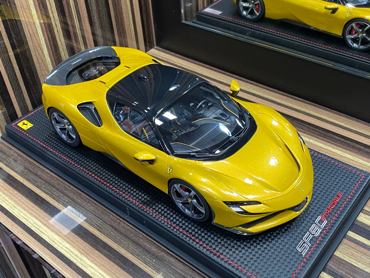 1/18 Ferrari SF90 Stradale Yellow Model car by MR|Sold in Dturman.com Dubai UAE.