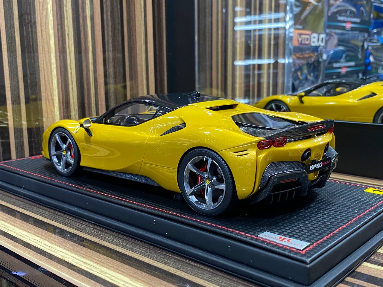 1/18 Ferrari SF90 Stradale Yellow Model car by MR|Sold in Dturman.com Dubai UAE.