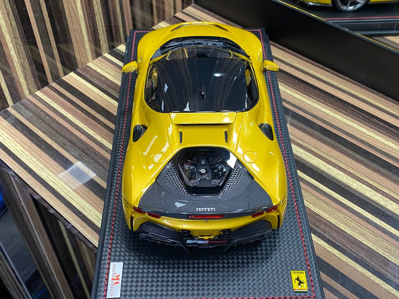 1/18 Ferrari SF90 Stradale Yellow Model car by MR|Sold in Dturman.com Dubai UAE.
