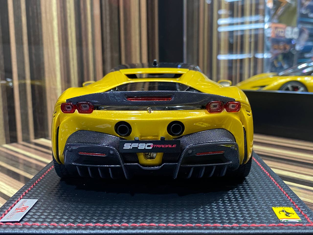 1/18 Ferrari SF90 Stradale Yellow Model car by MR|Sold in Dturman.com Dubai UAE.