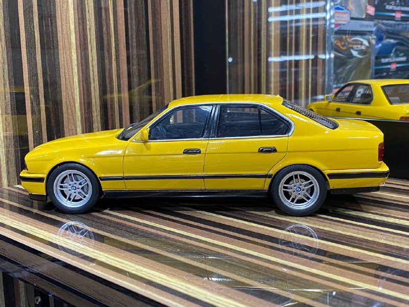1/18 Resin BMW M5 E34 Yellow Model car by Otto|Sold in Dturman.com Dubai UAE.