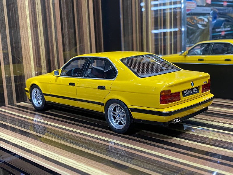 1/18 Resin BMW M5 E34 Yellow Model car by Otto|Sold in Dturman.com Dubai UAE.