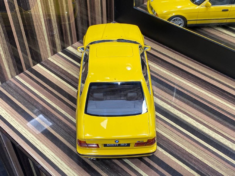 1/18 Resin BMW M5 E34 Yellow Model car by Otto|Sold in Dturman.com Dubai UAE.