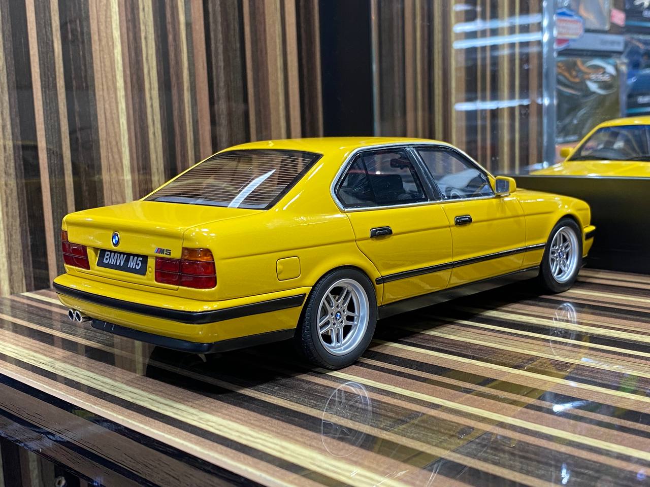 1/18 Resin BMW M5 E34 Yellow Model car by Otto|Sold in Dturman.com Dubai UAE.