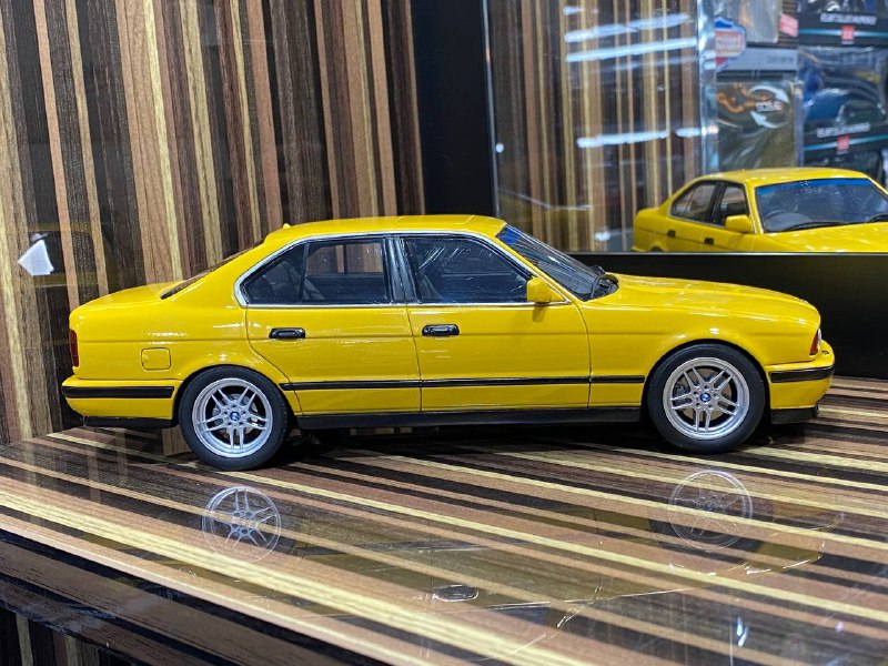 1/18 Resin BMW M5 E34 Yellow Model car by Otto|Sold in Dturman.com Dubai UAE.