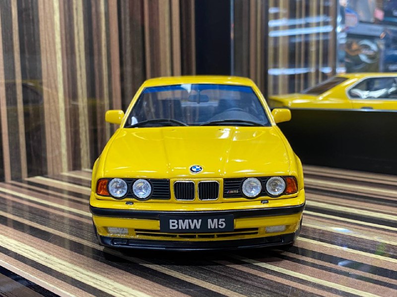 1/18 Resin BMW M5 E34 Yellow Model car by Otto|Sold in Dturman.com Dubai UAE.
