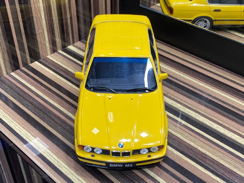1/18 Resin BMW M5 E34 Yellow Model car by Otto|Sold in Dturman.com Dubai UAE.