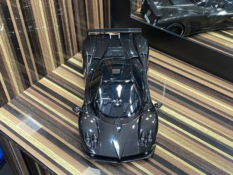 1/18 diecast Pagani Zonda F Carbon Black Almost Real Scale Model Car|Sold in Dturman.com Dubai UAE.