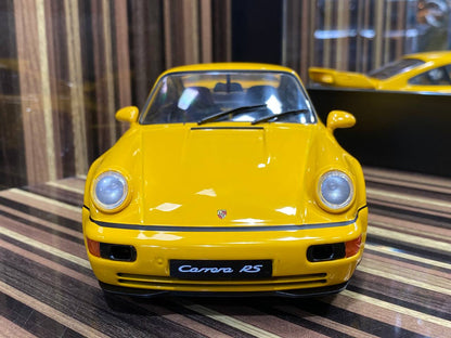 1/18 Diecast Porsche 911 3.8 RS Yellow Solido Miniature Model Car|Sold in Dturman.com Dubai UAE.